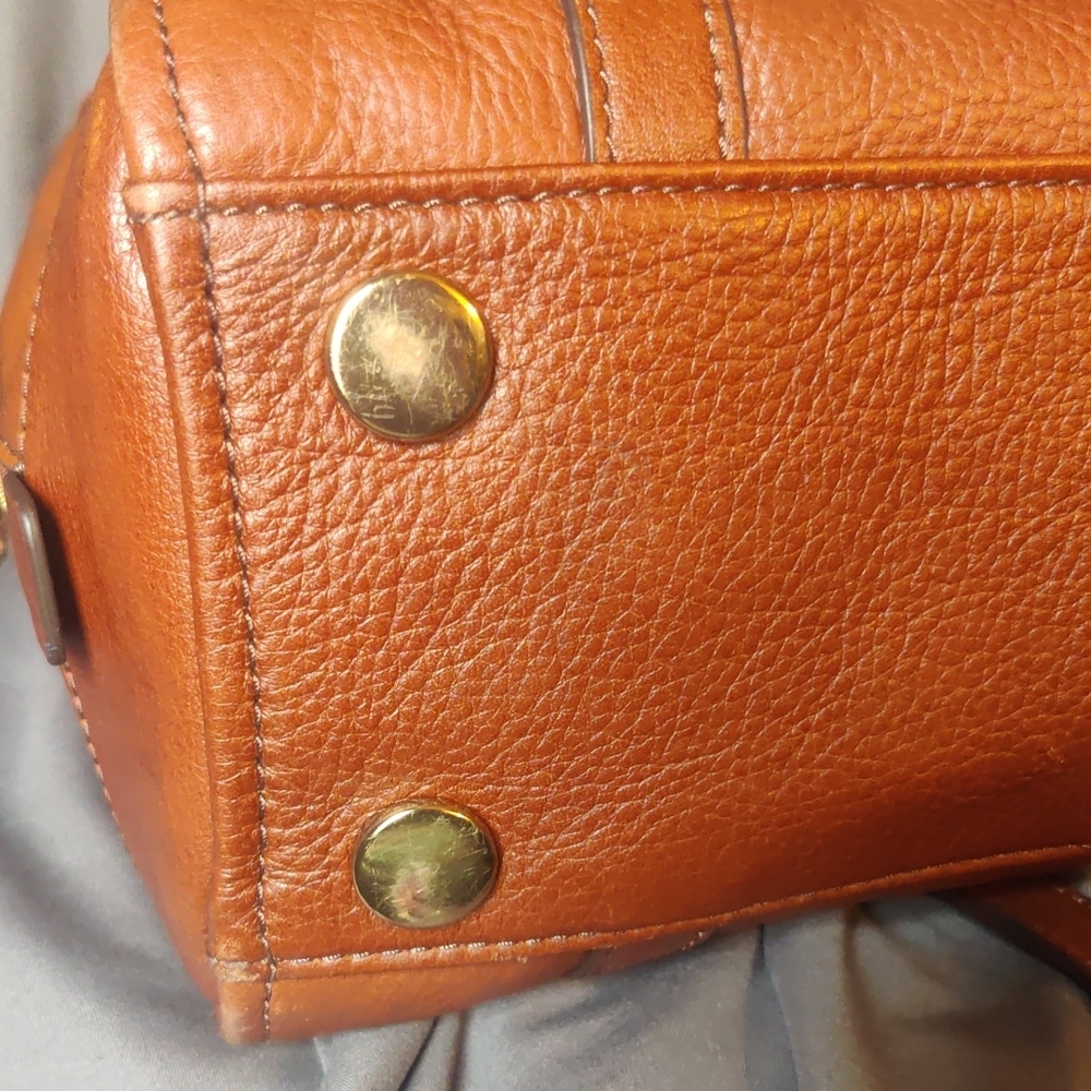 Fossil Carlie Leather Satchel Bag - Picture 8 of 16